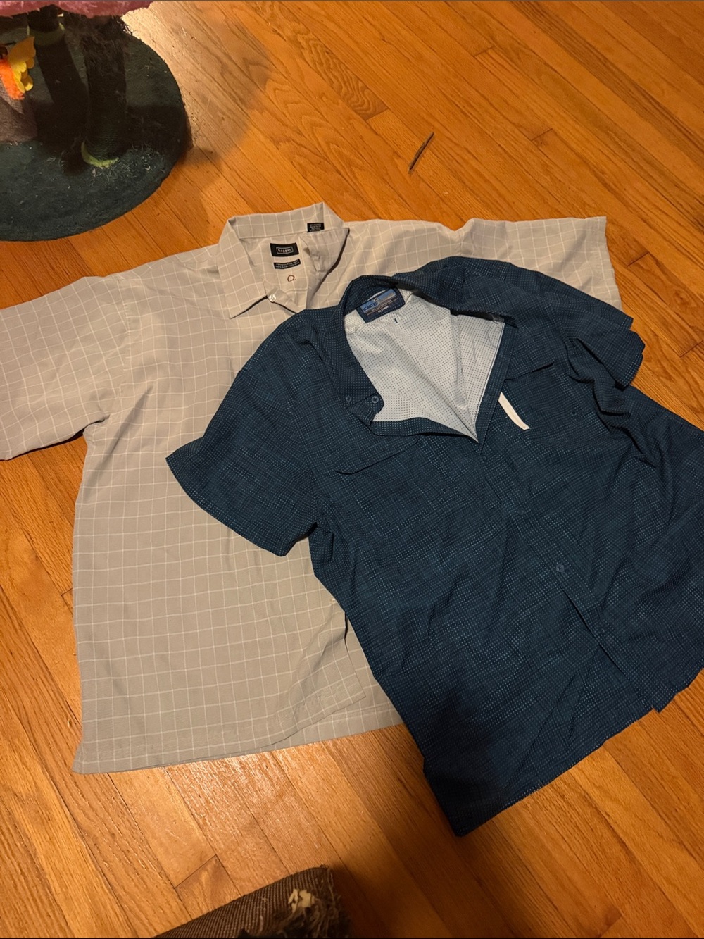 Men's XXL Polo bundle Blue Short-Sleeve Casual Shirt
